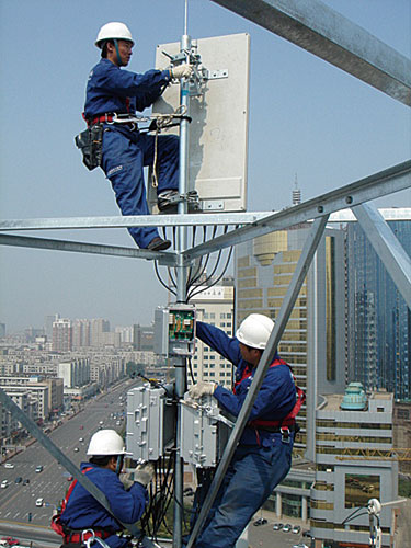 图文:中国移动辽宁公司建设TD无线通信网络